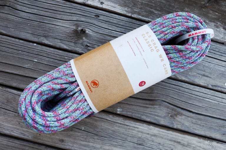 Mammut sustainable climbing rope