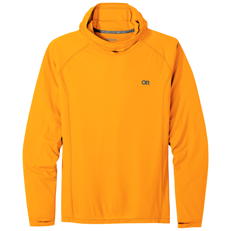 Outdoor Research Echo Hoodie in yellow.