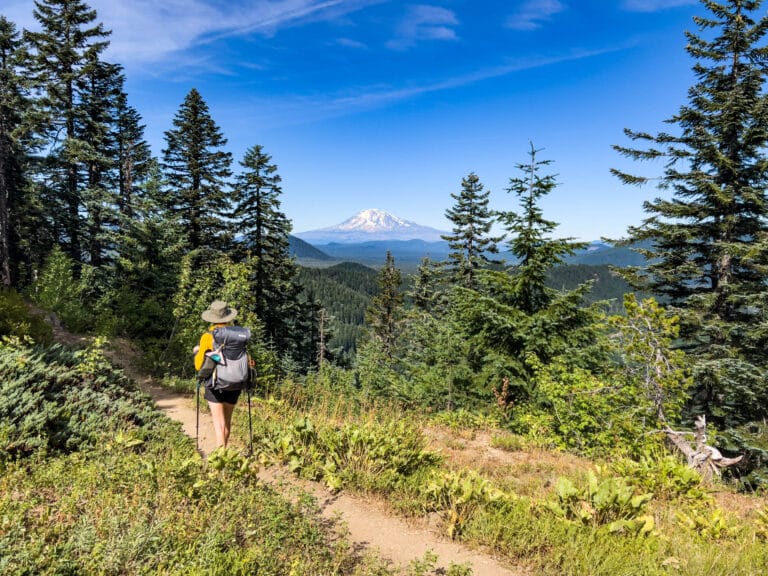 Backpacking on the PCT.