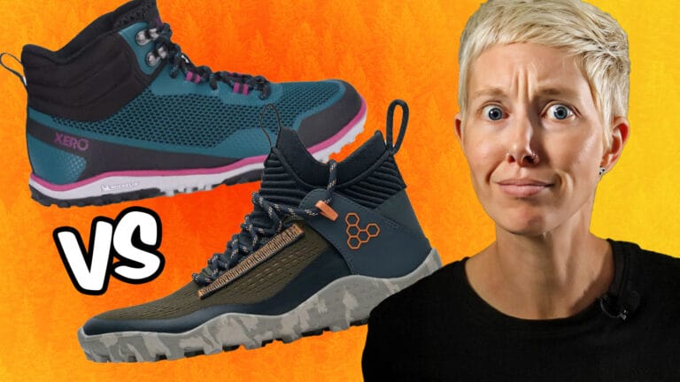 Battle of the Barefoot Hiking Boots: Xero Shoes Scrambler Mid vs. Vivobarefoot Magna Lite SG!